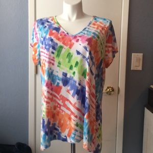 Multicolored top